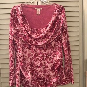 Covington Woman blouse, 27”L x 20”W from underarms